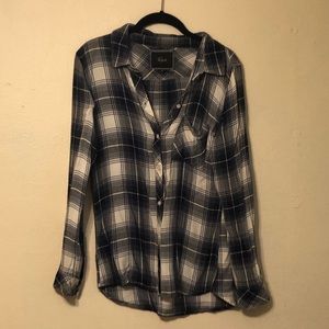 Rails classic plaid button down shirt.